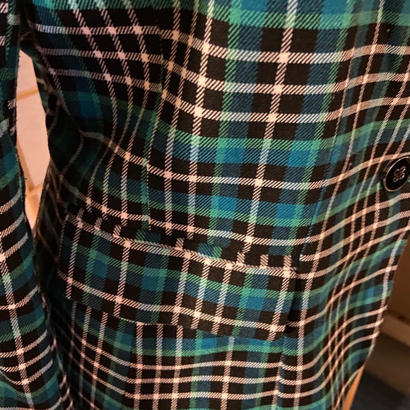 NY&CO 7th AVE- teal/bulk 1 button short jacket. 12 - Picture 5 of 11